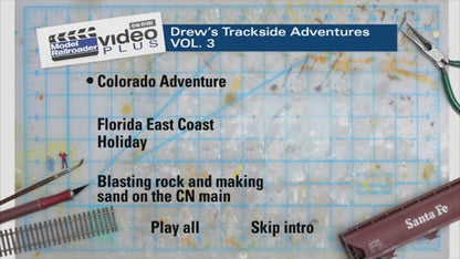 Model Railroader Video Plus: Drew's Trackside Adventures Vol 3