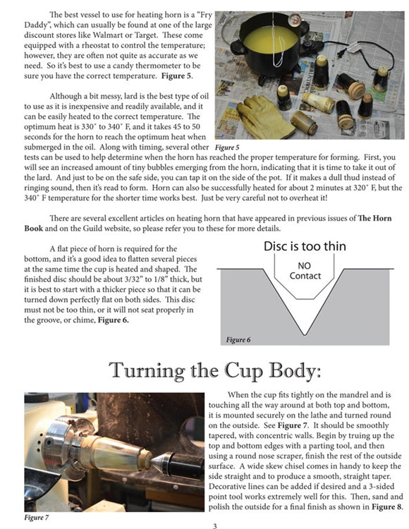 Horn Cup Making Techniques by J Rex Reddick