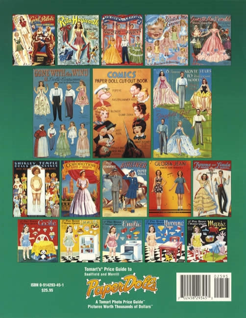 2 BOOK SET: Tomart's Price Guides to Saalfield & Merrill and Lowe & Whitman Paper Dolls by Mary Young