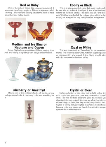 Paden City Glassware With Price Guide by Paul & Debora Torsiello, Tom & Arlene Stillman