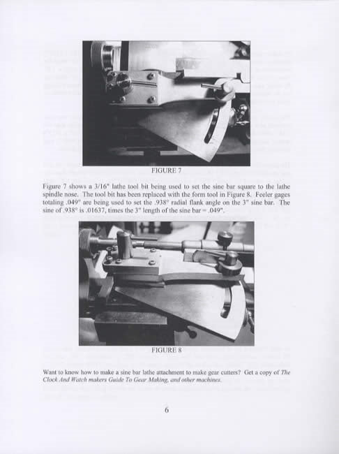 How To Make A Fly Cutter Holder, A Fly Cutter, And A Depth-of-Cut Attachment, To Make Small Gears by Robert Porter
