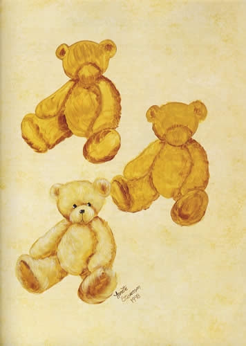 Creative Handpainted Bears 2 by Annette Stevenson