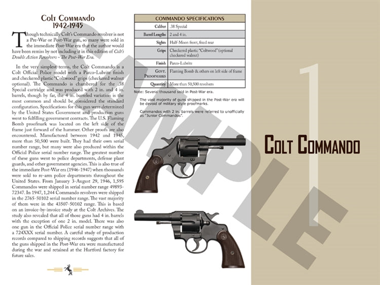 Colt's Double Action Revolvers - The Post-War Era by Gurney Brown