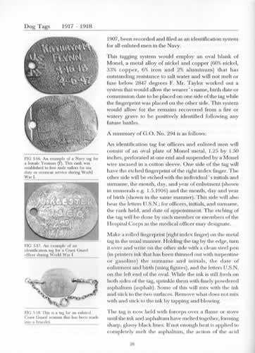 Dog Tags: A History of the American Military Identification Tag, 1861 to 2002 by Paul F. Braddock