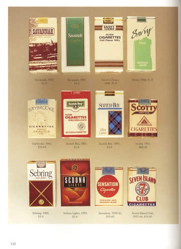 The Collector's Guide to Vintage Cigarette Packs by Joe Giesenhager