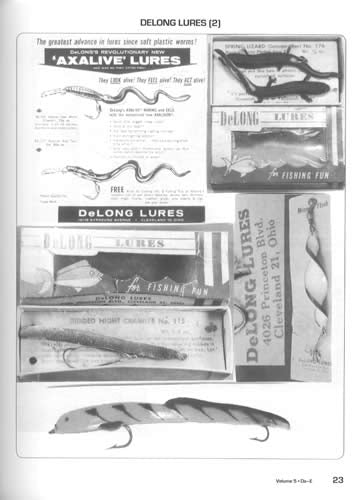 The Encyclopedia of Old Fishing Lures Made in North America, Volume 5: De-E by Robert A. Slade