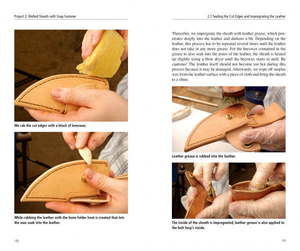 Making Leather Knife Sheaths, Volume 3: Welted Sheaths with Snap Fastener and Mexican Loop