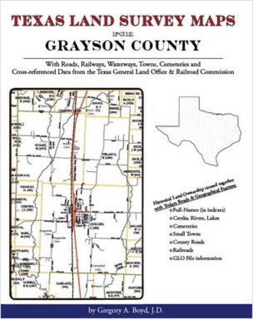 Texas Land Survey Maps for Grayson County, Texas by Gregory Boyd