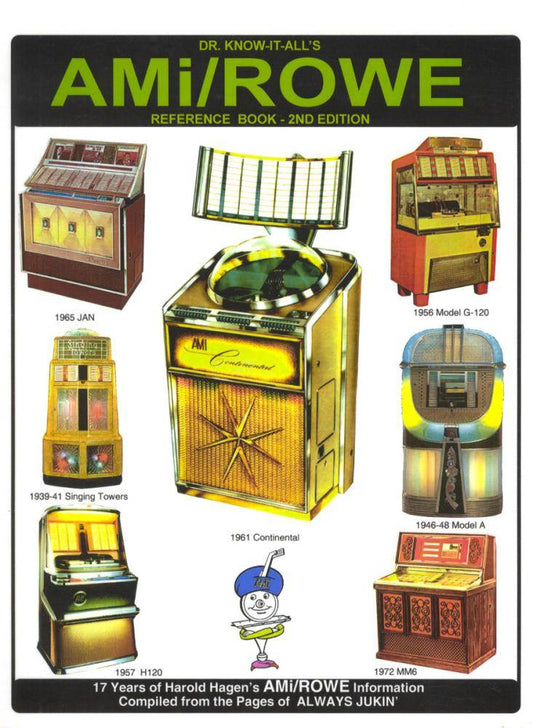 Dr Know It All's AMI/Rowe Jukeboxes Reference Book 2nd Ed by Harold Hagen