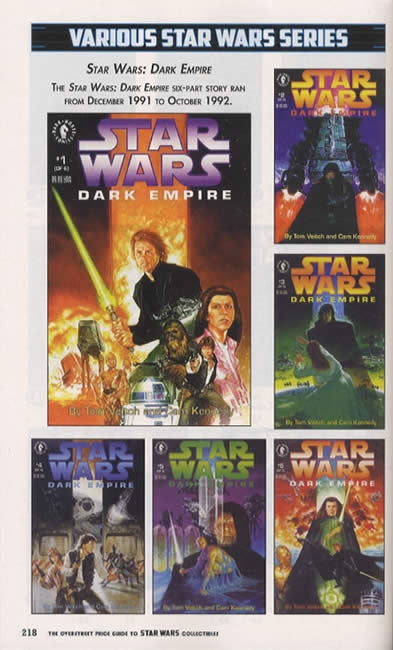 The Overstreet Price Guide to Star Wars Collectibles by Amanda Sheriff, Robert M. Overstreet