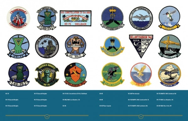 United States Navy Helicopter Patches by Michael L. Roberts