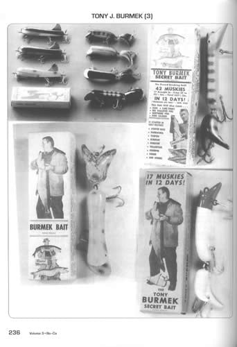burmek fishing lures The Encyclopedia of Old Fishing Lures : Made in North America