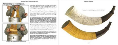 2 BOOK SET: Recreating the 18th Century Powder Horn, Building the Southern Banded Horn by Scott & Cathy Sibley