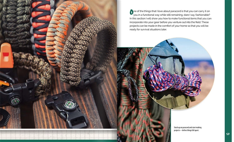 Paracord Projects for Camping and Outdoor Survival: Practical and Essential Uses for the Ultimate Tool in Your Pack [Book]