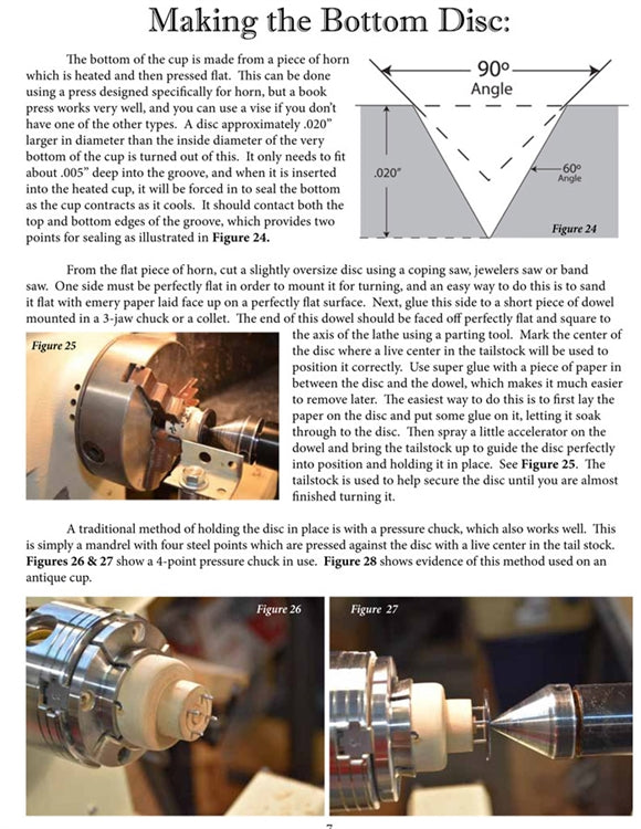 Horn Cup Making Techniques by J Rex Reddick