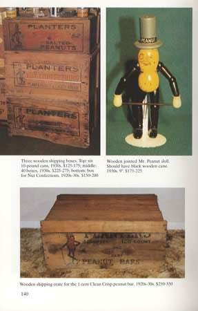 planters peanut box Planters Peanut Collectibles, 1906-1961 : A Handbook with Revised Price Guide