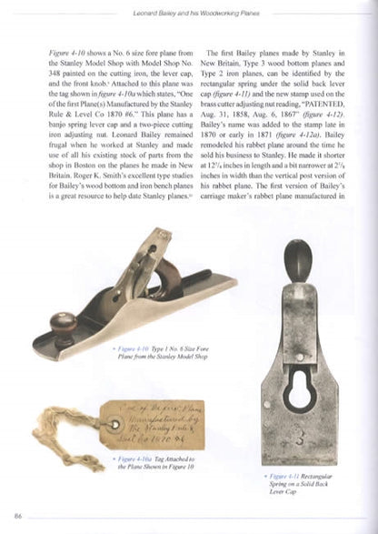 Leonard Bailey and His Woodworking Planes: Genius of the American Industrial Revolution by Paul Van Pernis, John Wells