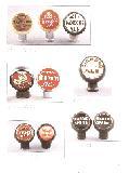 Vintage Beer Tap Markers: Ball Knobs 1930s-1950s by George Baley