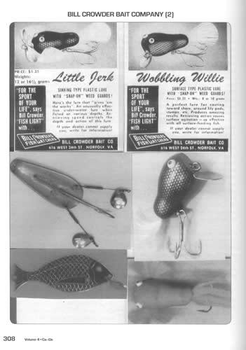 The Encyclopedia of Old Fishing Lures Made in North America, Volume 4: Ca-De by Robert A. Slade