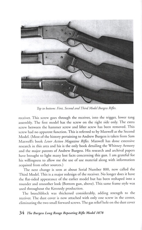 The Burgess Long Range Repeating Rifle Model 1878 and Other Related Stories by Dale Olson