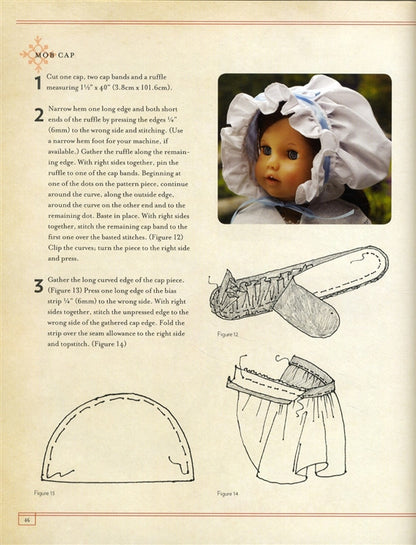 Heritage Doll Clothes: Sew 20 American Outfits for Your 18-Inch Dolls by Joan Hinds
