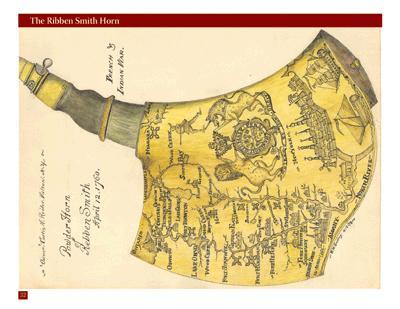 2 BOOK SET: Powder Horns: Documents of History and The Hartley Horn Drawings