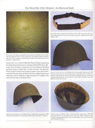 Post-World War II M-1 Helmets: An Illustrated Study by Mark A. Reynosa