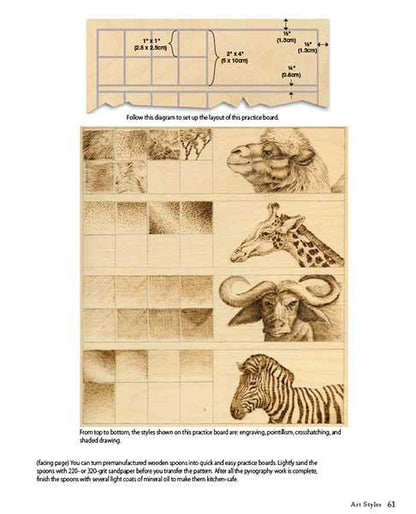 Pyrography Style Handbook: Artistic Woodburning Methods & 12 Step-by-Step Pyrography Projects by Lora S. Irish