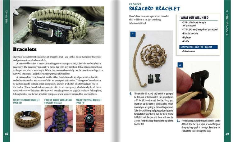 Paracord Projects for Camping and Outdoor Survival by Bryan Lynch