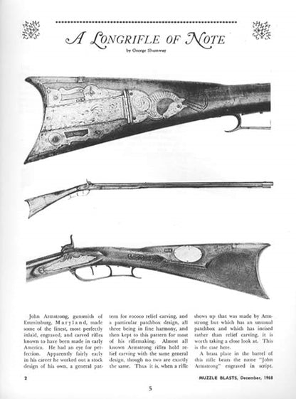 SET: Longrifle Articles Published in Muzzle Blasts 1965-2001, Volumes 1 and 2 by George Shumway
