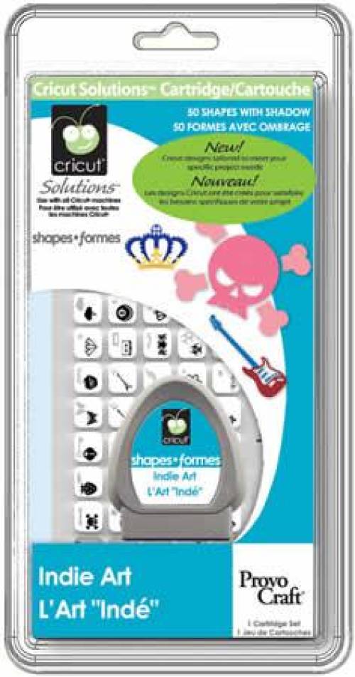 Cricut Solutions Shape Cartridge - Indie Art