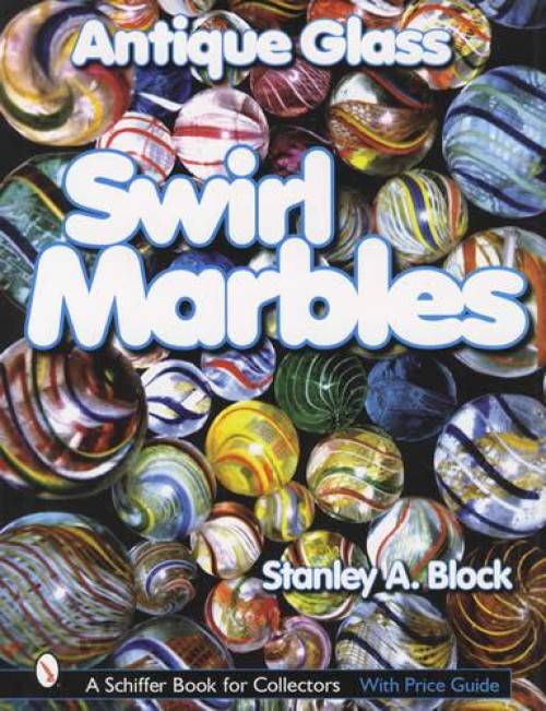 Antique Glass Swirl Marbles by Stanley Block