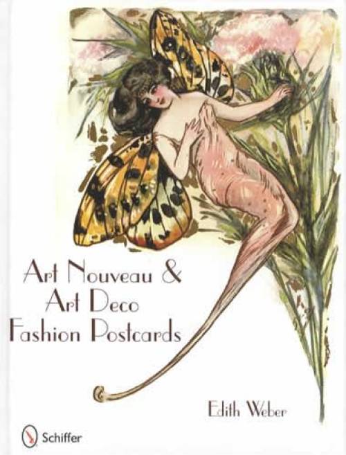Art Nouveau & Art Deco Fashion Postcards (Vintage Artist Signed Cards) by Edith Weber
