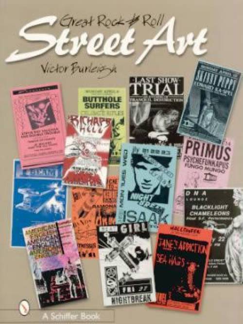 Rock & Roll Street Art by Victor Burleigh