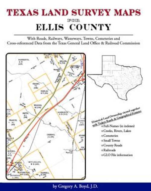Texas Land Survey Maps for Ellis County – Collector Bookstore