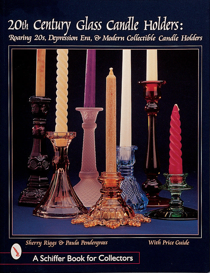 20th Century Glass Candle Holders (Roaring 20s, Depression, Modern Collectible)