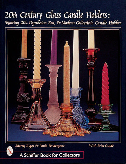 20th Century Glass Candle Holders (Roaring 20s, Depression, Modern Collectible)
