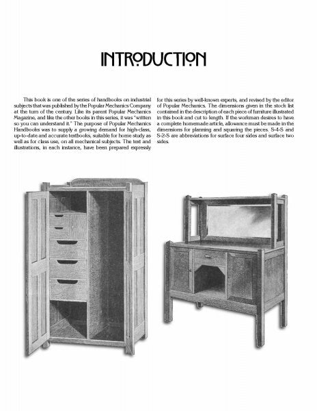 Mission Furniture: How To Make It by H H Windsor