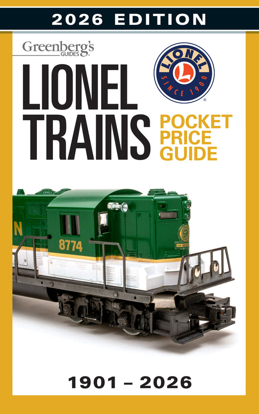 2026 Edition: Greenberg's Guides Lionel Trains Pocket Price Guide 1901-2026