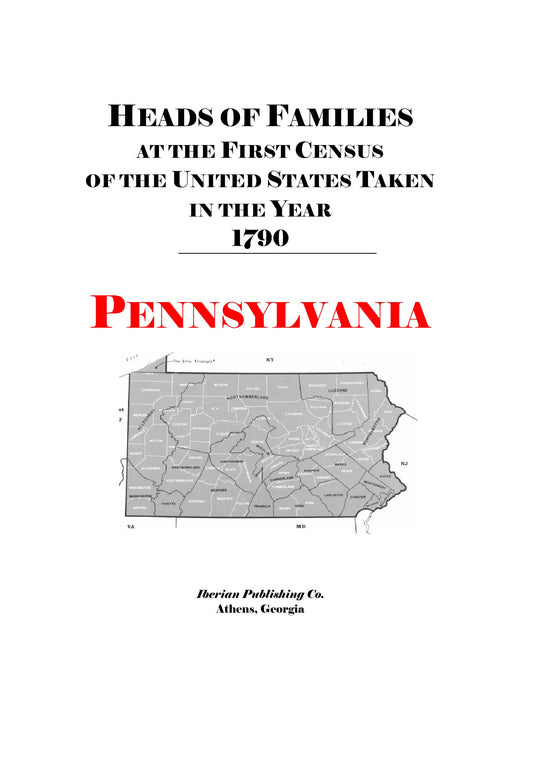 Pennsylvania Heads of Families at the First Census of the United States 1790