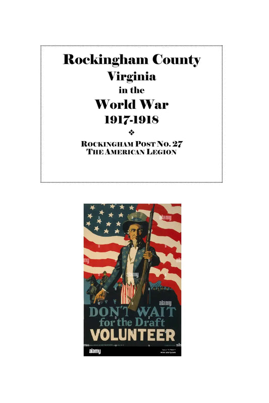 Rockingham County, Virginia in the World War, 1917-1918