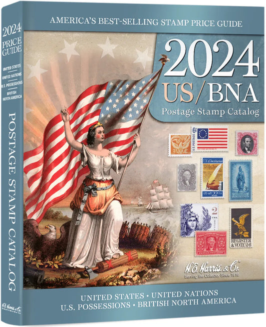 2024 US / BNA Postage Stamp Catalog Collectors Price & ID Guide