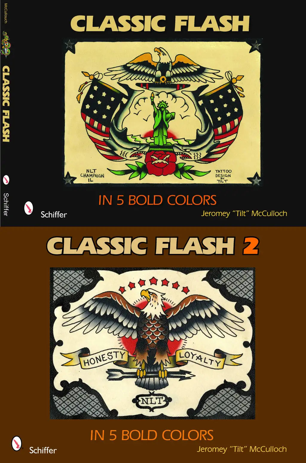 Classic Flash in Five Bold Colors (Tattoos) Volumes 1 & 2