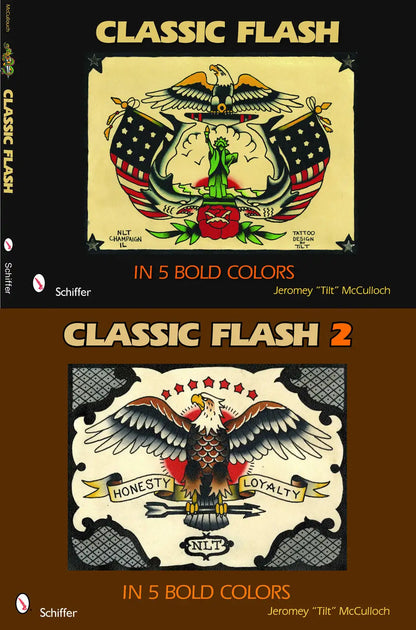 Classic Flash in Five Bold Colors (Tattoos) Volumes 1 & 2