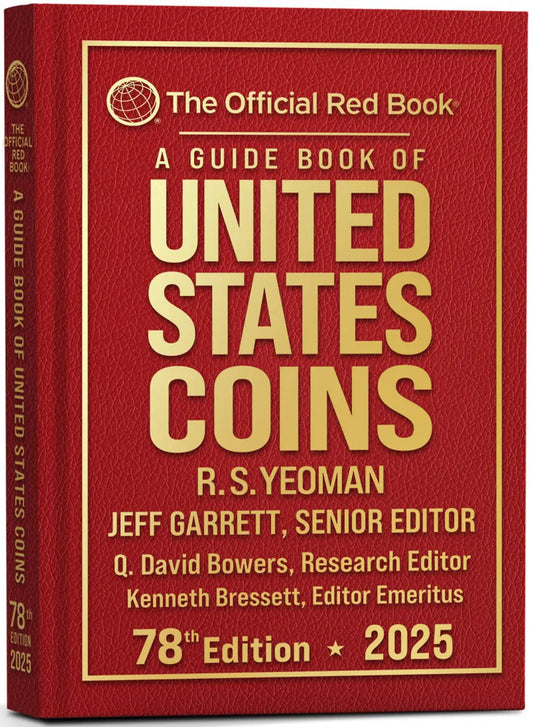 2025 Official Red Book of US Coins 78th Edition - Whitman (Hardcover) by RS Yeoman