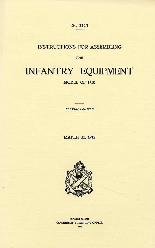 No. 1717 Instructions for Assembling the Infantry Equipment Model of 1910