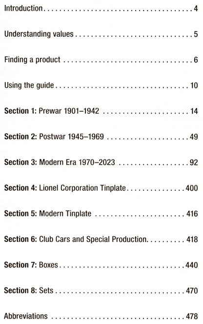 2024 Edition: Greenberg's Guides Lionel Trains Pocket Price Guide 1901-2024 by Roger Carp