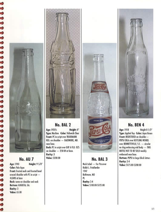 Pepsi Cola Bottles & More Collector's Guide Vol 2 w/ 2022 Prices by James Ayers