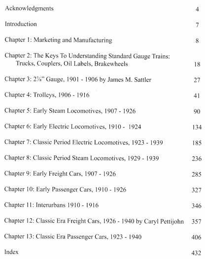 Greenberg's Guide to Lionel Trains Standard and 2 7/8" Gauges, 1901-1940