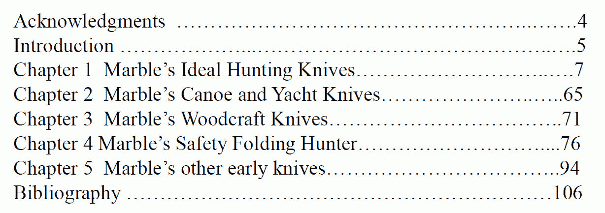A Celebration of Marble's Early Knives by Michael Silvey
